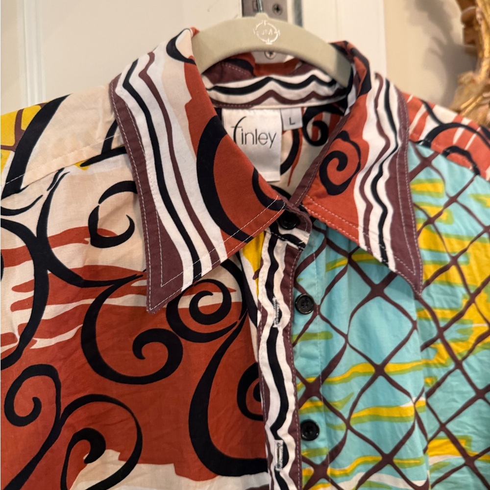 Finley Multicolor Patterned Shirt - image 2